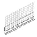 PVC-Aufsteckprofil mit Gewebe 6mm