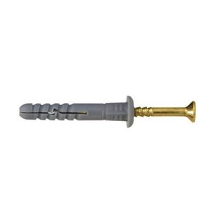 Schlagd&uuml;bel / Nageld&uuml;bel mit Kragen - 6 x 40 mm - 20 St&uuml;ck