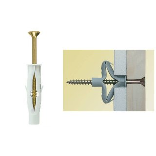 Spreizd&uuml;bel mit Senkkopfschraube - 8 x 80 mm - 100 St&uuml;ck