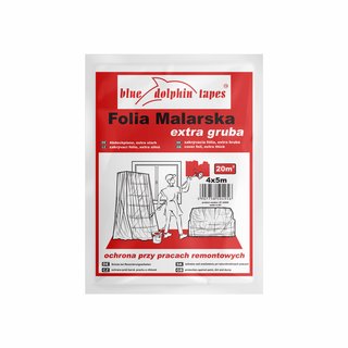 Abdeckfolie / extra Stark / 4m x 5m